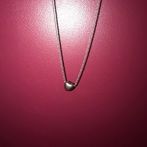 dainty heart necklace